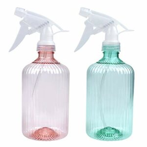 Chstarina 2 sztuki butelka z rozpylaczem roślin, opryskiwacz do kwiatów, pusta butelka z rozpylaczem wielokrotnego użytku, do roślin, kwiatów i akcesoriów fryzjerskich