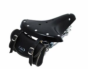 Cucuba® Montegrappa sakwa torba rowerowa unisex 100% Made in Italy + siodełko rowerowe retro model vintage storyczne Brooks nie Montegrappa