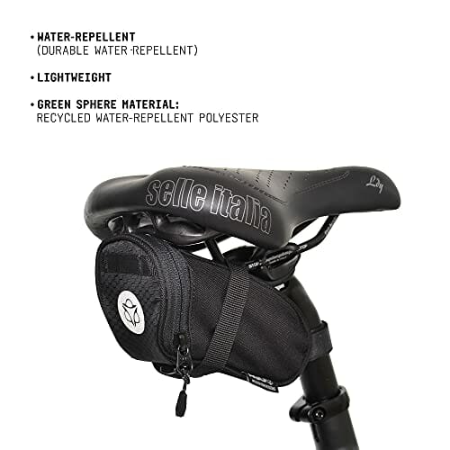 AGU Performance DWR torba podsiodłowa na rower, 0,7 l, wodoodporna, odblaskowa, 100% poliester z recyklingu - czarna - obrazek 7