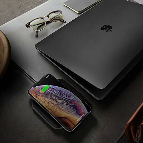 ZENS Pojedyncza szybka aluminiowa bezprzewodowa ładowarka z certyfikatem Qi, obsługuje szybkie ładowanie bezprzewodowe o mocy do 10 W - działa ze wszystkimi telefonami z bezprzewodowym ładowaniem - obrazek 2