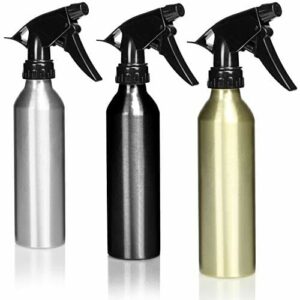 COM-FOUR® 3x opryskiwacz do kwiatów wykonany z metalu - butelka z rozpylaczem - rozpylacz wody - opryskiwacz ogrodowy 250 ml [wybór koloru rózni sie]