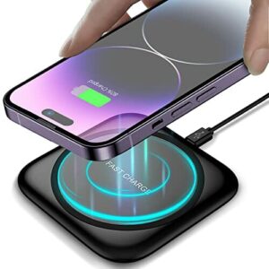 Hoidokly Bezprzewodowa Ładowarka Indukcyjna 10 W, Do Samsung Galaxy S22+/S21/S20/S20 +/S10, 7,5 W Do Iphone 14Pro/13/12/12 Pro Max/11 Pro/Xs,Airpods Pro/2/3, Czarna