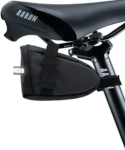 AARON Torba podsiodłowa z uchwytem na butelkę, wodoodporna torba rower