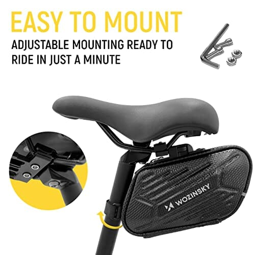 Wozinsky torba rowerowa pod siodełko, wodoodporna torba, torba na siod - obrazek 5