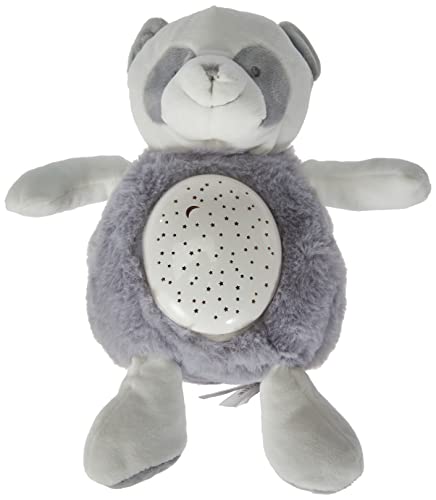 Doudou et Compagnie Lampka nocna, panda, muzyka, 3 światła, odgłosy natury, głośność, wł./wył, szara, 2 sztuki