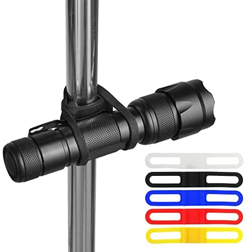 Zestaw 5 silikonowych pasków rowerowych Elastyczny uchwyt na kierownicę Elastyczny uchwyt na latarkę Piękny i trwały do stopera, telefonu komórkowego, czajnika, latarki, głośnika (pięć kolorów) - obrazek 6