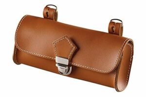 Selle Montegrappa torba rowerowa, torba podsiodłowa, prawdziwa skóra Borsello 0015, Made in Italy w 4 kolorach, kolor: jasnobrązowy