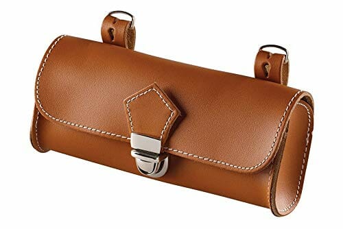 Selle Montegrappa torba rowerowa, torba podsiodłowa, prawdziwa skóra Borsello 0015, Made in Italy w 4 kolorach, kolor: jasnobrązowy