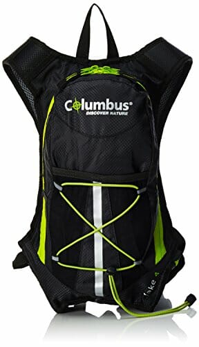 Columbus Lake 4 Hydration plecak, dorosły unisex, czarny/fluorescencyjny zielony, unikalny rozmiar