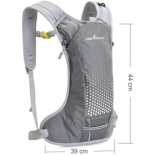 free knight Plecak z bukłakiem 2 l, torba na kask, plecak dzienny z wodą, do jazdy na rowerze, biegania, joggingu - obrazek 7