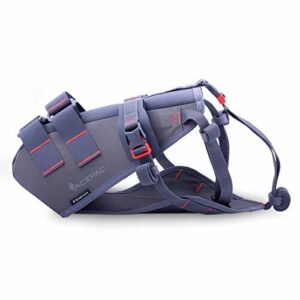ACEPAC Saddle Harness uchwyt do torby na kierownicę, szary, jeden rozmiar