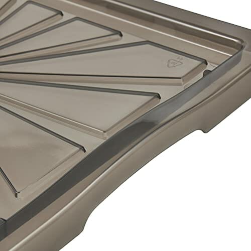 keeeper Pokrywa do pudełka do przechowywania Franz, 35 x 27 cm, do wielopoziomowego pudełka M, Franziska, przezroczysta, kryształowa szara - obrazek 3