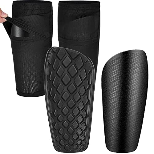 TOFFCAEA Piłka nożna Dziecko, zderzaki piłkarskie człowiek, Dzieci Młode Dorosłych Piłka Nożna Elastyczne,Bezpieczne i Wygodne Pułki Ochronne Nogi