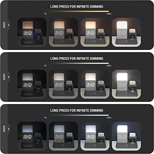 COLSUR bezprzewodowa ładowarka 3 w 1, indukcyjna stacja ładująca 15 W, bezprzewodowa ładowarka do zegarka i Watch Series SE 7 6 5 4 3 2, AirPods Pro 2, bezprzewodowa ładowarka do iPhone'a 14, 13 Pro Max, 13 Mini, 12 Pro Max - obrazek 12