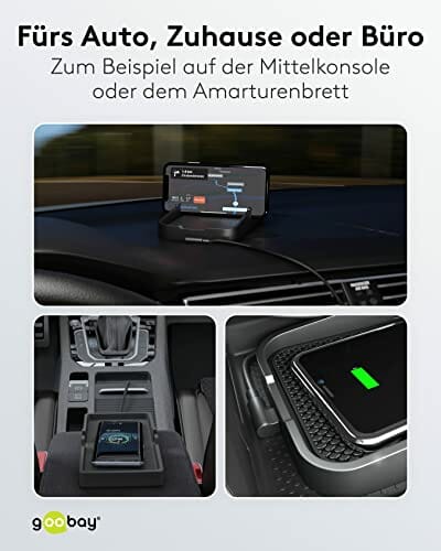 goobay 60741 Qi podkładka ładująca, indukcyjna stacja ładująca, bezprz - obrazek 3