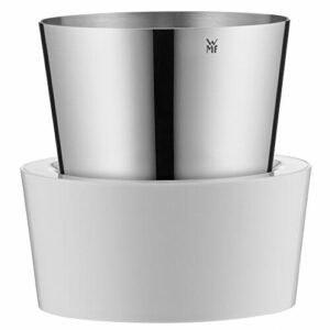 WMF Gourmet doniczka na zioła z systemem nawadniania, ogród ziołowy do kuchni, 12 x 12,5 x 12,5 cm, na świeże zioła kuchenne, biała