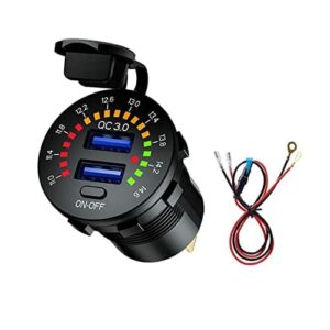 Stacja ładująca USB 12V 18W typ C gniazdo PD szybka ładowarka stacja ładująca do telefonu QC 3.0 podwójne gniazdo ładowarki USB uniwersalny tablet telefoniczny ładowanie do biura, szkoły i domu (Colo