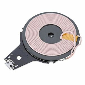 Odbiornik ładowarki bezprzewodowej, Bewinner Uniwersalna bezprzewodowa ładowarka moduł nadajnika ładowarka USB PCBA + cewka Qi WPC1.1 moduł chip do standardowych telefonów komórkowych Qi