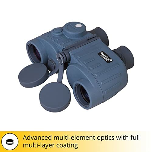 Wodoszczelna lornetka morska Levenhuk Nelson 8x30 z układem optycznym ze szkła BaK-4 z powłoką - obrazek 7