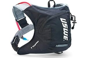 USWE Action Packs Pionowy zestaw 4 do biegania z pęcherzem zmiany w kształcie 2 l, czarny węglowy