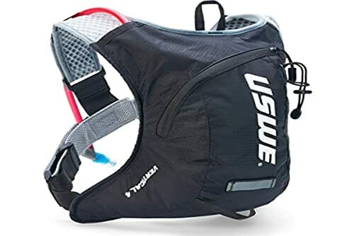 USWE Action Packs Pionowy zestaw 4 do biegania z pęcherzem zmiany w kształcie 2 l, czarny węglowy