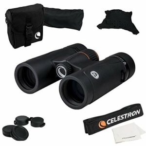 Celestron 71403 TrailSeeker ED 10 x 32 Roof Prism Binocular, Fully Bro