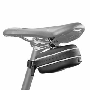 Labewin torba na siodełko rowerowe, wodoodporna torba pod siedzeniem rowerowa przenośna torba do przechowywania z odblaskowymi paskami do roweru górskiego