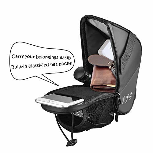 torba na siodełko - wodoodporna, odporna na rozdarcie torba na MTB i r - obrazek 4