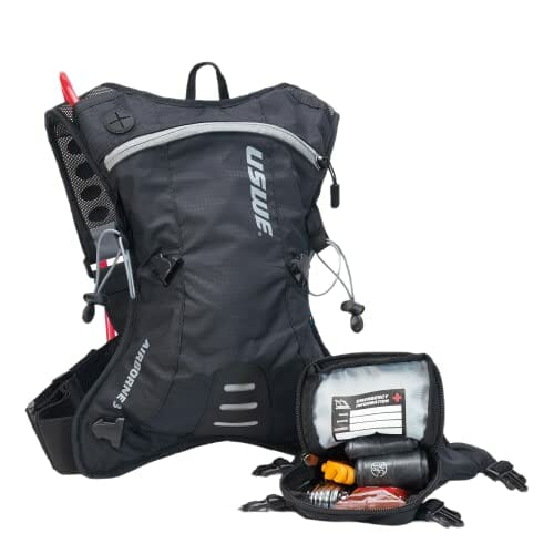 USWE Plecak do picia Airborne 3 l poliester czarny/szary - obrazek 2