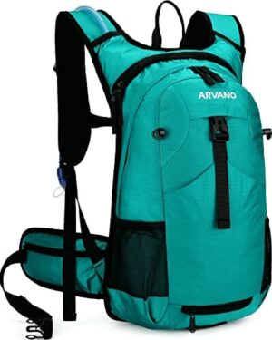 Arvano Plecak nawadniający rower z bukłakiem na wodę TPU 2 l, izolowany plecak na wodę, utrzymuje chłód płynu do 4 godzin, jazda na rowerze, jazda na rowerze, jazda na rowerze, turystyka piesza, torba do jazdy na rowerze, dla mężczyzn i kobiet