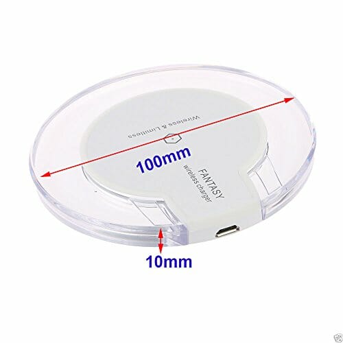 Bezprzewodowa ładowarka (biała), bezprzewodowa podkładka ładująca Qi odbiornik dla 7 Plus 7 6 Plus 5s 5c, Galaxy S7 S6 Edge, Nexus 4/5/6 i wszystkich urządzeń z obsługą Qi - obrazek 2