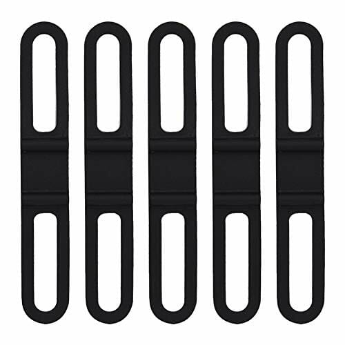 Vikenar 5 szt./zestaw wielofunkcyjny rowerowy rowerowy silikonowy stały pasek bandaż latarka uchwyt uchwyt - obrazek 7