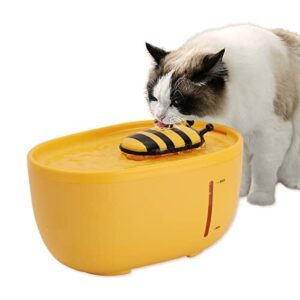 Fontanna wodna dla kota, Goomp, fontanna wodna do picia, 2 l, automatyczna cicha fontanna do picia dla zwierząt domowych, dla kotów, psów, wielu zwierząt domowych