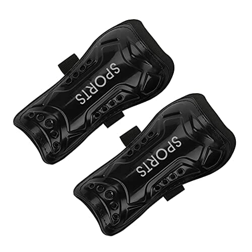 Deska Ochraniaczy Piłkarskich dla Dzieci, Ochraniacze Piłkarskie, Ochraniacze na Nogi Treningowe, Regulowany Pasek Ochraniaczy Sportowych, do Ochraniaczy na Nogi Sportowe(czarny) - obrazek 5