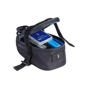 BBB CombiSet torba na siodełko do jazdy na rowerze system podwójnych pasków MiniFold S narzędzie WindWave mini pompa EasyLift dźwignie do opon wyciek łatki naprawcze Combiset EasyPack BSB-56