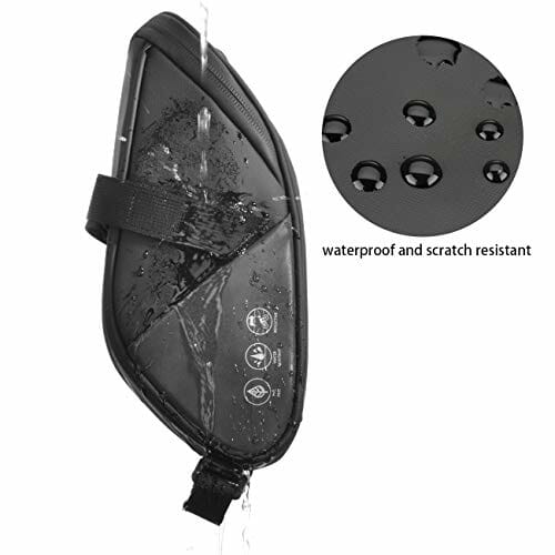 Torba na siodełko rowerowe z odblaskową wodoodporną torbą rowerową, od - obrazek 3