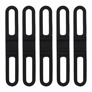 5 sztuk/zestaw uniwersalny uchwyt na lampkę rowerową rower rowerowy silikonowy elastyczny pasek gumowy bandaż krawat uchwyt na latarkę