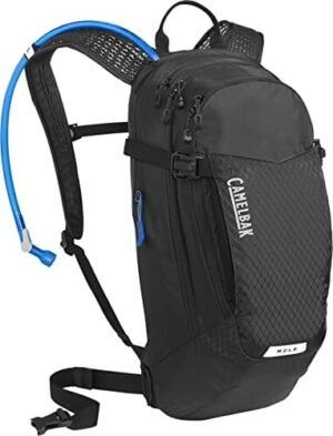 CamelBak M.U.L.E. 12 plecak nawadniający do rowerów górskich - łatwy do napełniania plecak nawadniający - magnetyczna pułapka na rurkę 2900 ml, czarny