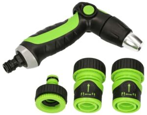 KOTARBAU® Zestaw natryskowy 4-częściowy do węża ogrodowego 3/4" kompletny zestaw