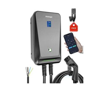 ładowarka ev ładowarka EV typ 2 aplikacja sterowanie Wi-Fi 16A 3-fazowa EVSE Wallbox stacja ładująca do samochodu elektrycznego z kablem 6,1 m 11 kW IEC 62196-2 (kolor: 16 A 3 fazy-11 kW)