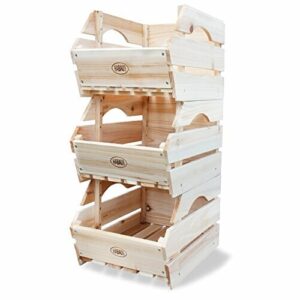 Habau 617 Skrzynki Drewniane, Brązowy, 27 x 38 x 20 cm