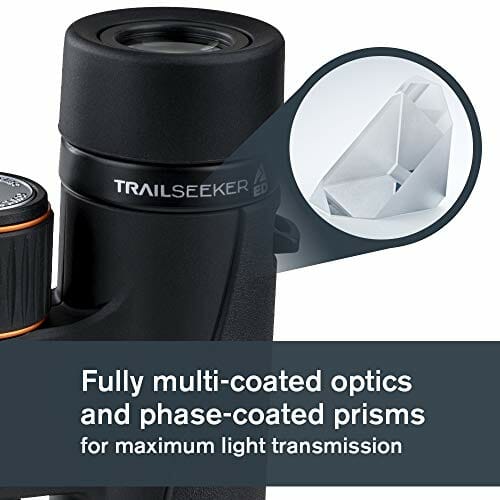 Celestron 71403 TrailSeeker ED 10 x 32 Roof Prism Binocular, Fully Bro - obrazek 12