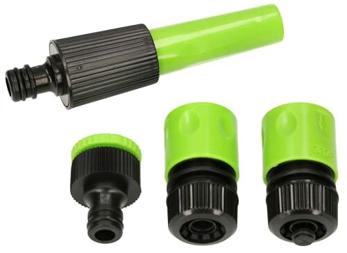 KOTARBAU® Zestaw 4-częściowy do węża ogrodowego 1/2" prosta dysza natr