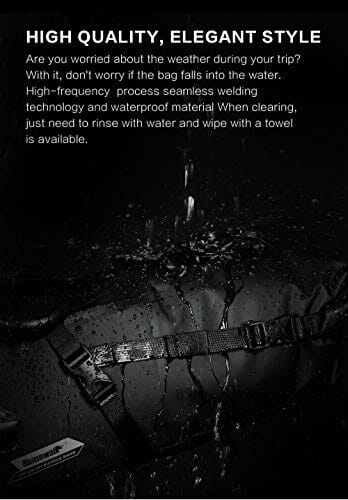 Wildken Torba na siodełko rowerowe, torba na ramę rowerową, torba na ramę górną, torba do rowerów górskich, wyścigowych (10 l) - obrazek 9