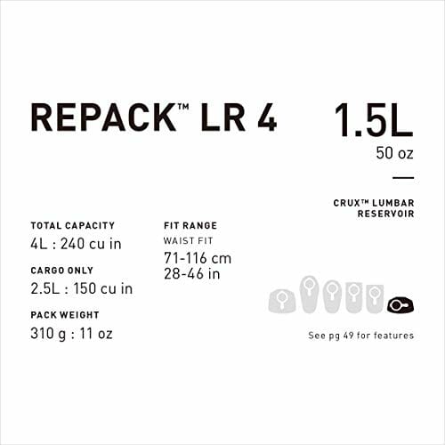 CAMELBAK Plecak LR 4 pas do picia dla dorosłych, pojemność 4 l, pojemność 1,5 l, camelflage, jeden rozmiar - obrazek 4
