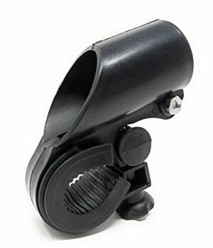 System-S Uchwyt na światło rowerowe, czarny, mocowanie latarki