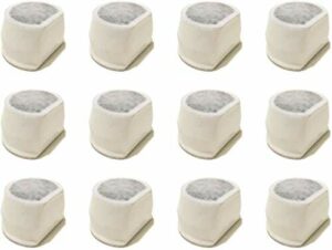 NEOUZA Zestaw 12 filtrów do wody kompatybilnych z Petsafe Drinkwell Avalon, Pagoda Ceramic i Sedona Pet Cat Dog Drinking Fountains