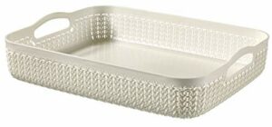 Curver Tricot Watch, tworzywo sztuczne, złamana biel, 35,2 x 26,8 x 7,