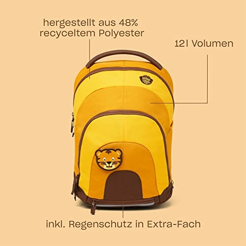 Affenzahn Daydreamer plecak przygodowy, ergonomiczny, pojemność 12 l, możliwość spersonalizowania, z ochroną przed deszczem i elementami odblaskowymi - obrazek 7