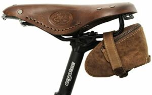 Gusti Torba rowerowa skórzana - Gino B. Torba podsiodłowa Torba na wąż